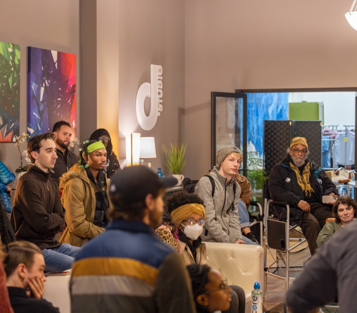 PPDI participants at dPost studio